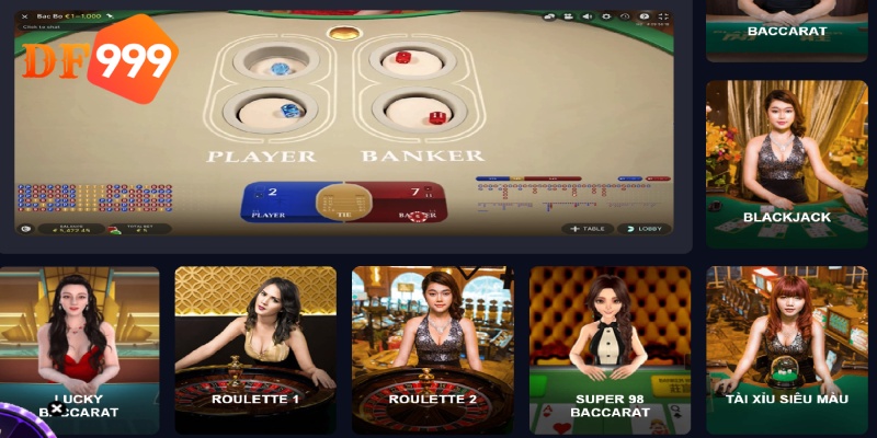 Có nhiều game casino cho người chơi thoải mái lựa chọn